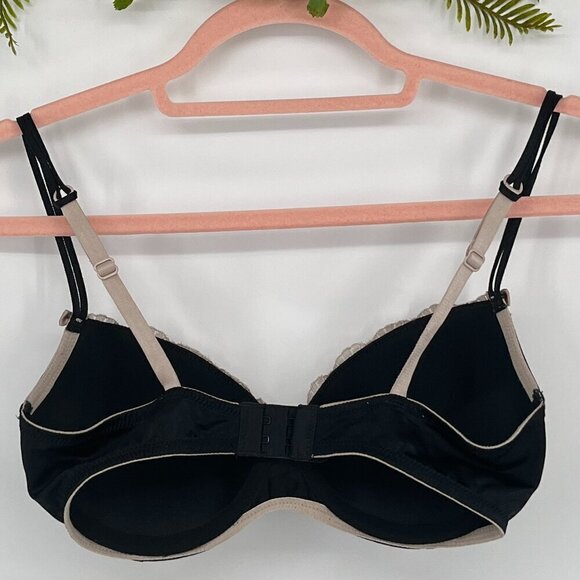 Apt. 9 Pushup Bra Womens Size 34C Sexy Gothic Bra - Picture 2 of 7